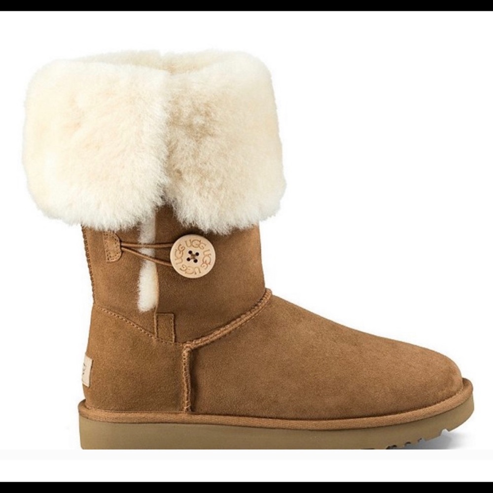 Ugg Chestnut Bailey Button Down Boots. - image 5